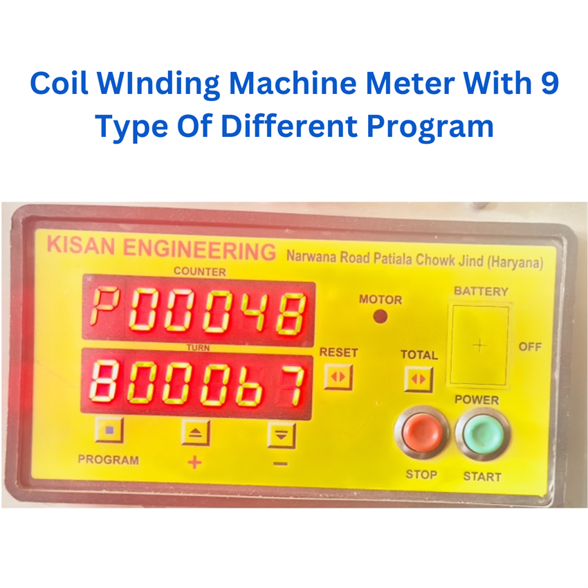 Coil Winding Machine with 9 Program Functions