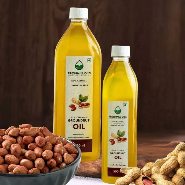 Cold Pressed Groundnut Oil, FSSAI Certified