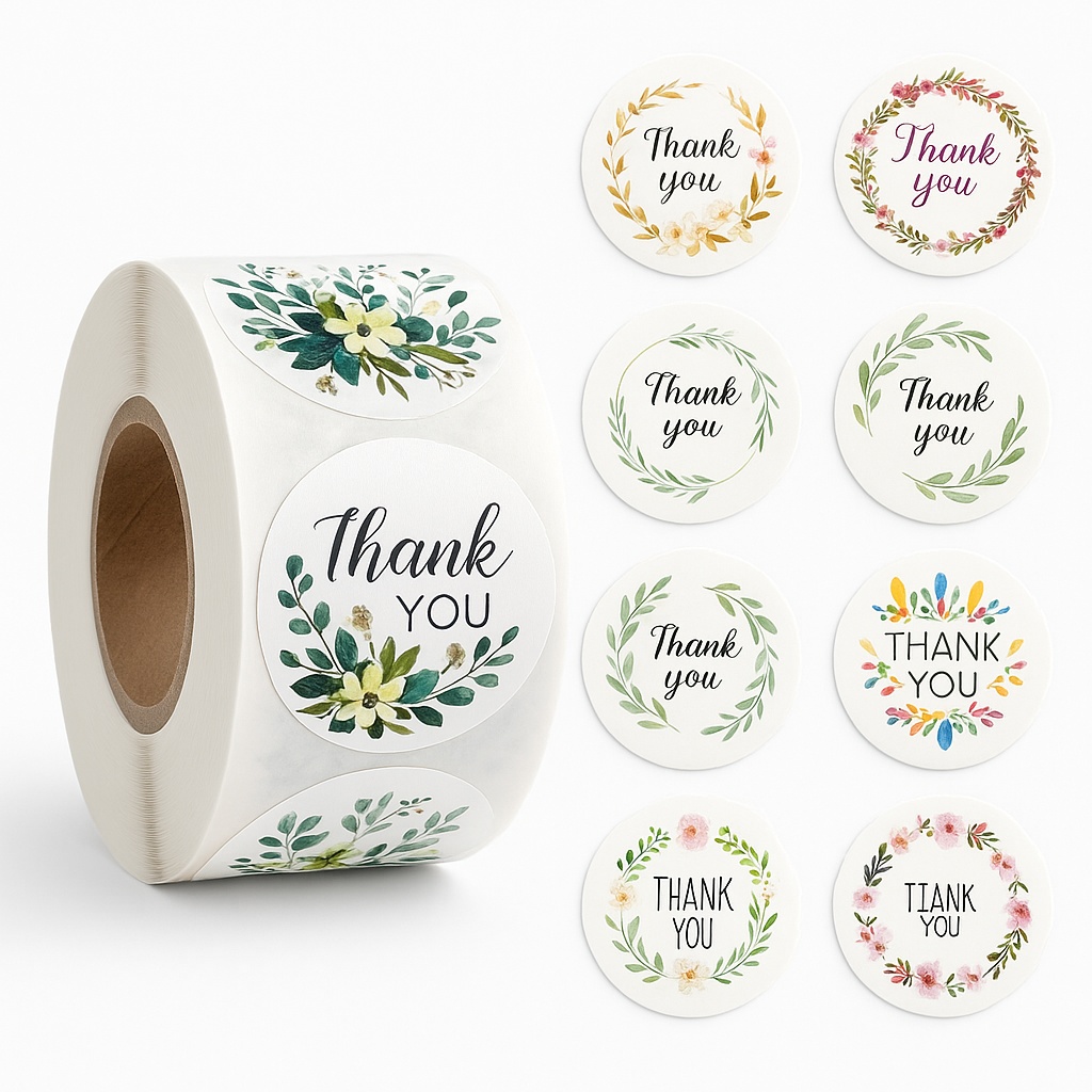 Color Product Label Stickers