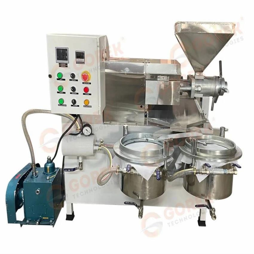 Commercial Expeller Oil Mill Plant, 300 Kg