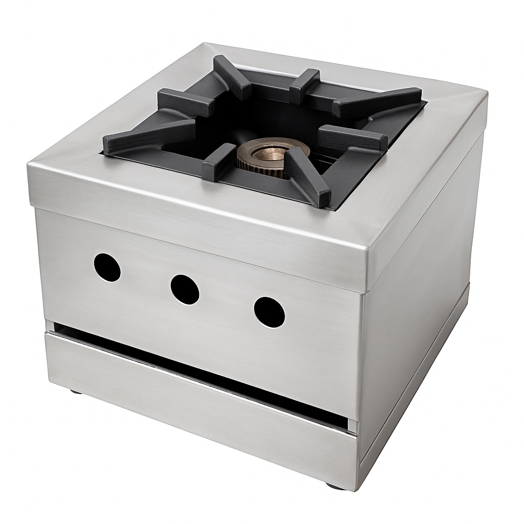 Commercial Stainless Steel Gas Range