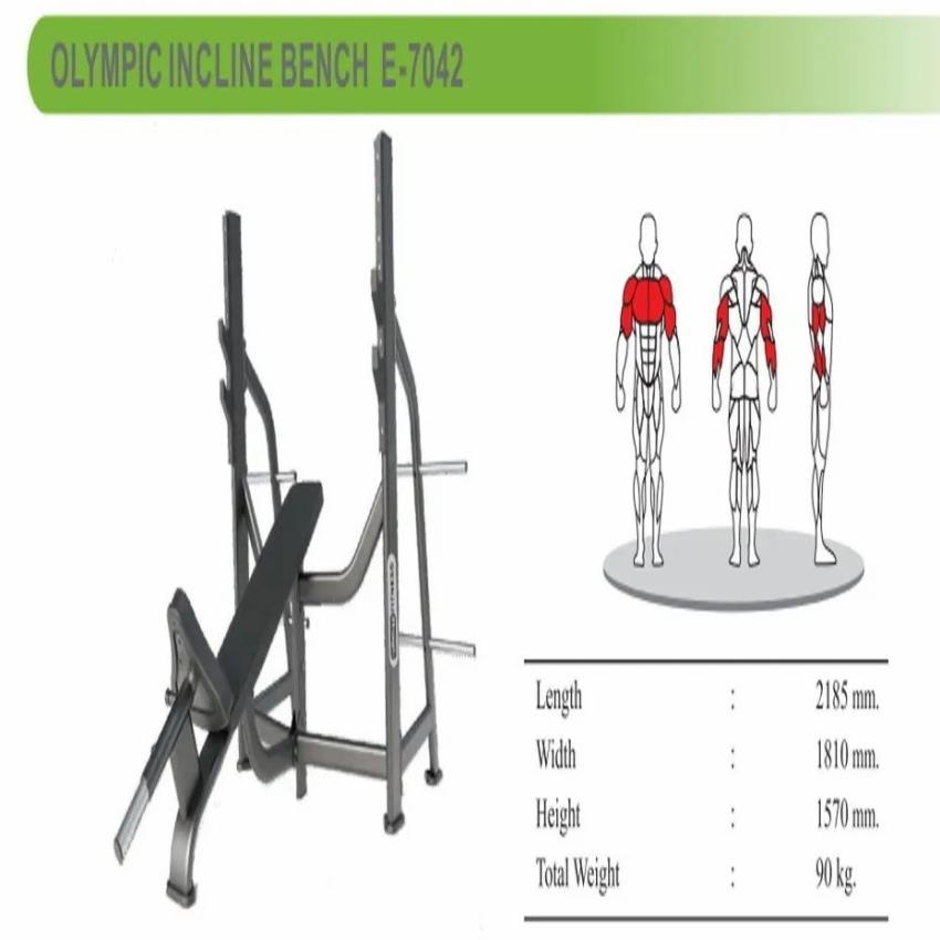 Commercial Olympic Incline Bench