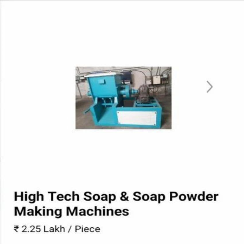Compact Toilet Soap Making Machine