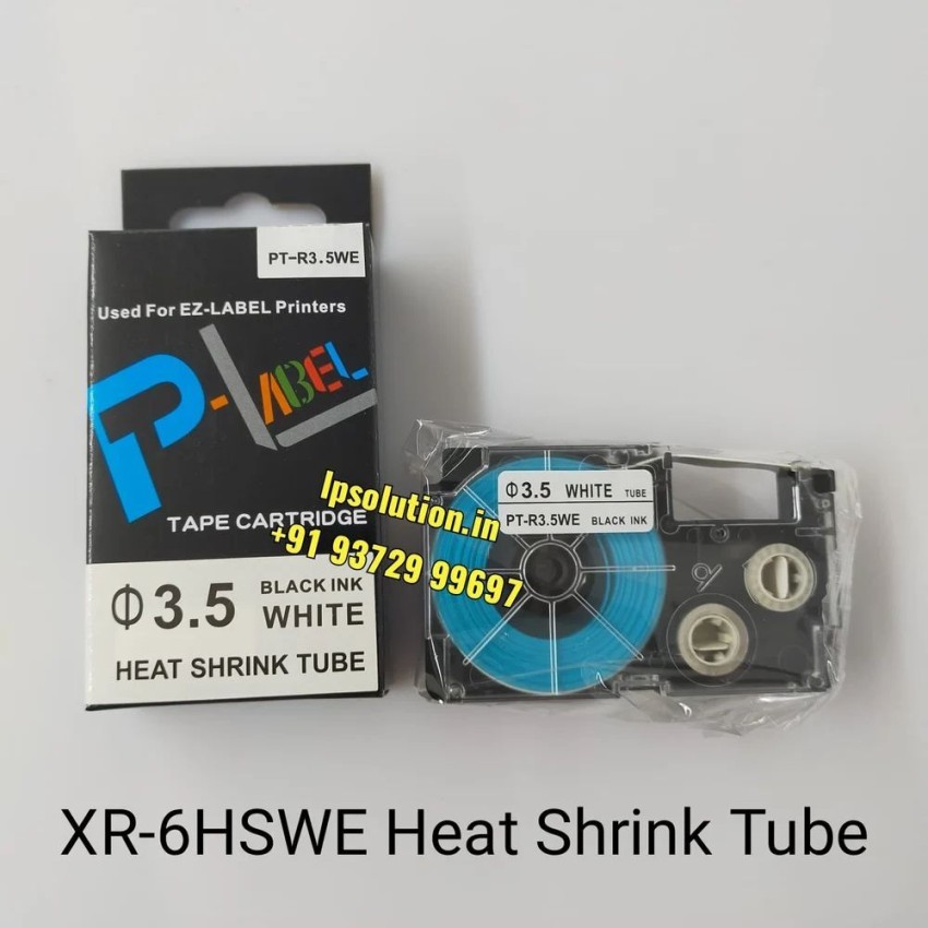 Casio XR-6HSWE Compatible Heat Shrink Tube