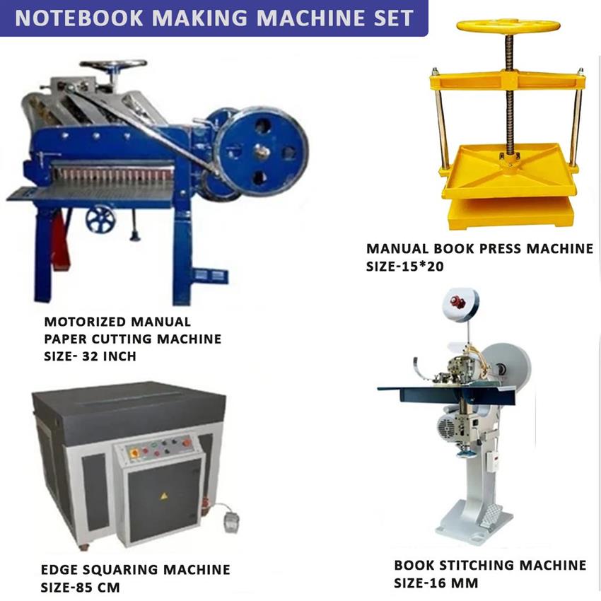 Complete Semi-Automatic Notebook Assembly Machine