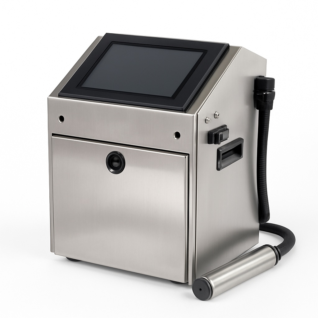 Continuous Inkjet Printer, Black, 300 Prints/Min