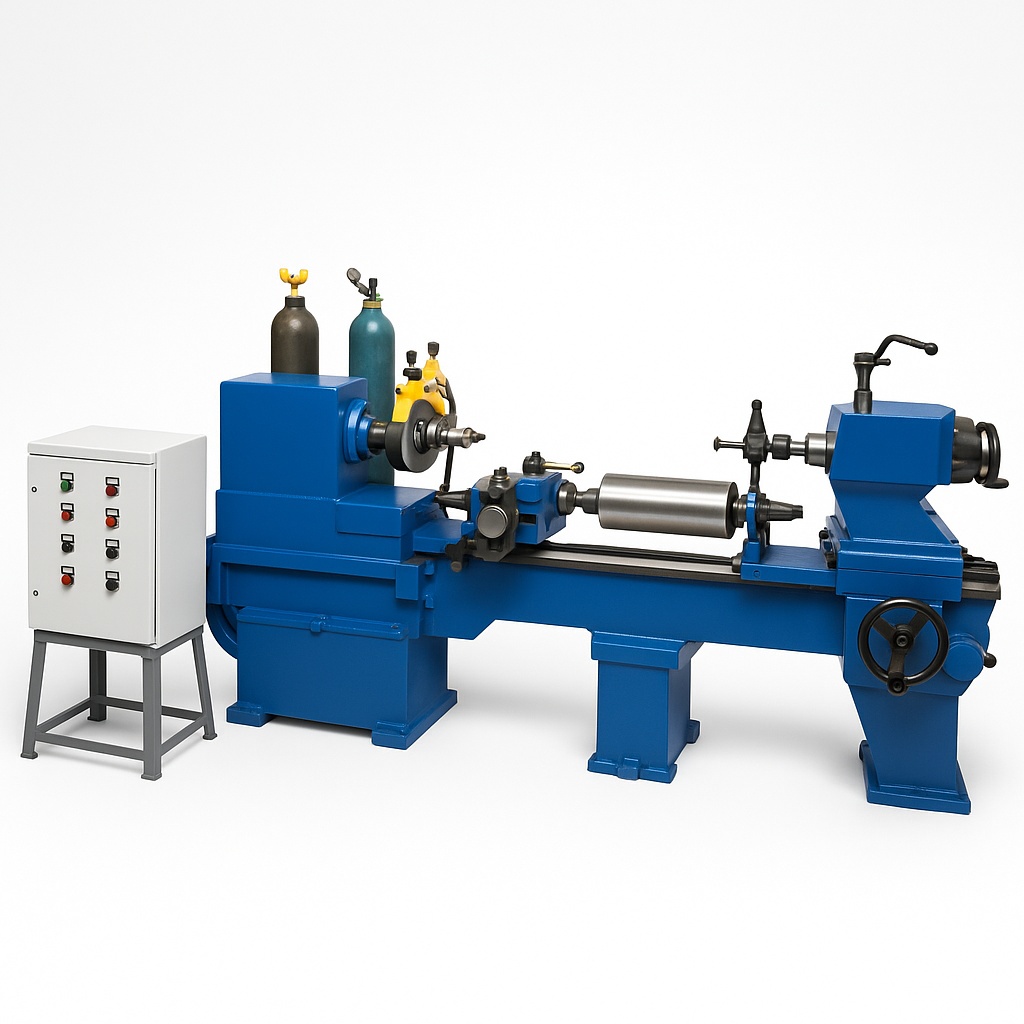 Semi-Automatic Conveyor Roller Pulley SPM