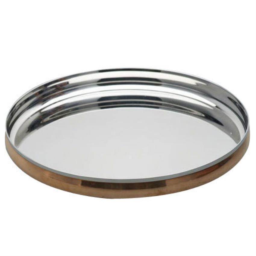 Copper Plated Food Serving Thali