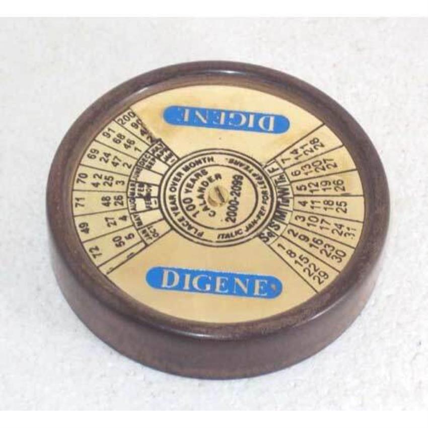 Corporate Brass and Wooden Calendar