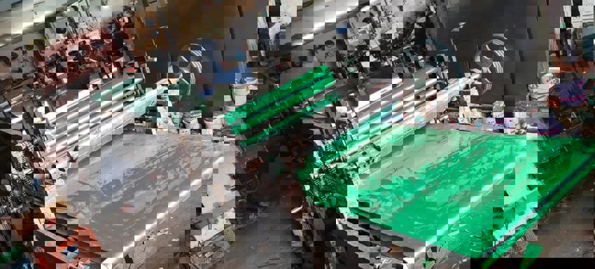 Corrugation Online Gluing Machine