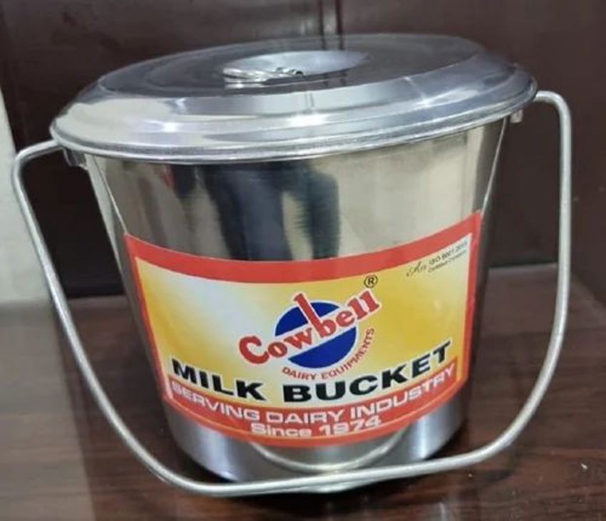 Cowbell 3.5L Stainless Steel Milk Bucket