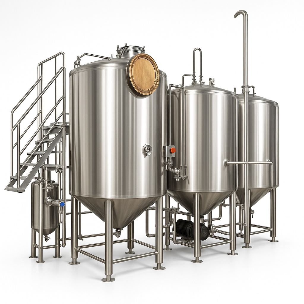 Industrial SS Craft Brewery Equipment, 2000 L/Hr