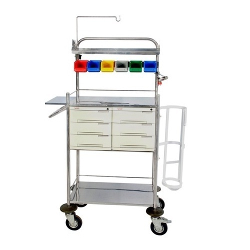 All Stainless Steel Crash Cart