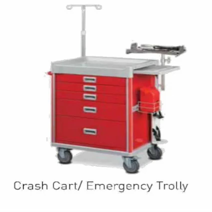 Crash Cart Emergency Trolley