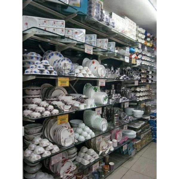 Glass Crockery Display Unit