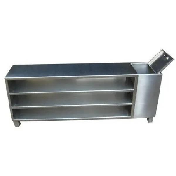 Silver Hospital Crossover Benches