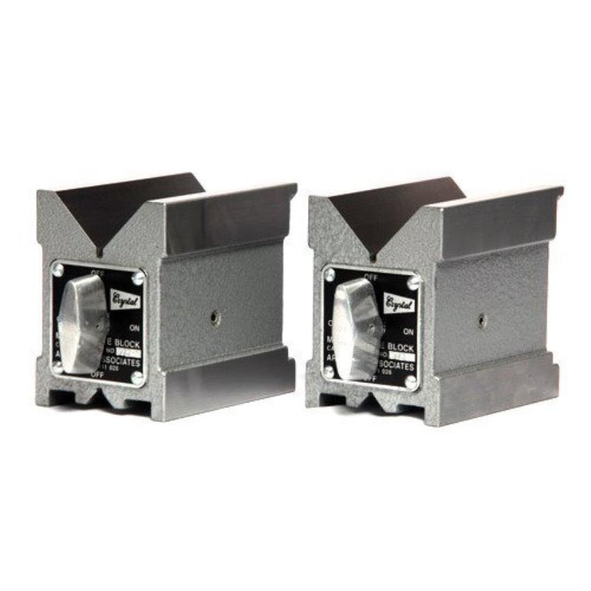 Crystal Ultra Rectangular Magnetic V Blocks