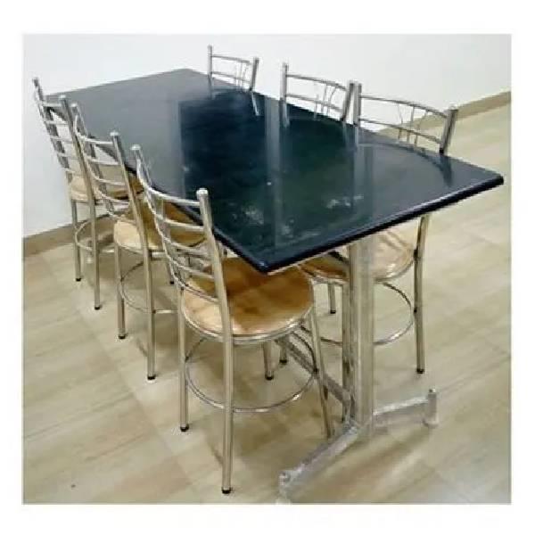 Granite Top Cushion Chair Dining Table
