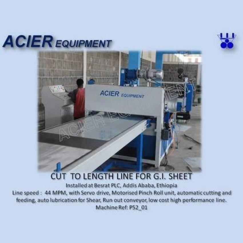 Galvanized Sheet Industrial Cut Line
