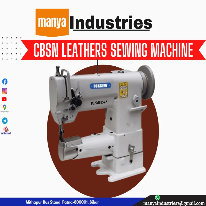 Cylinder Bed Leather Sewing Machine