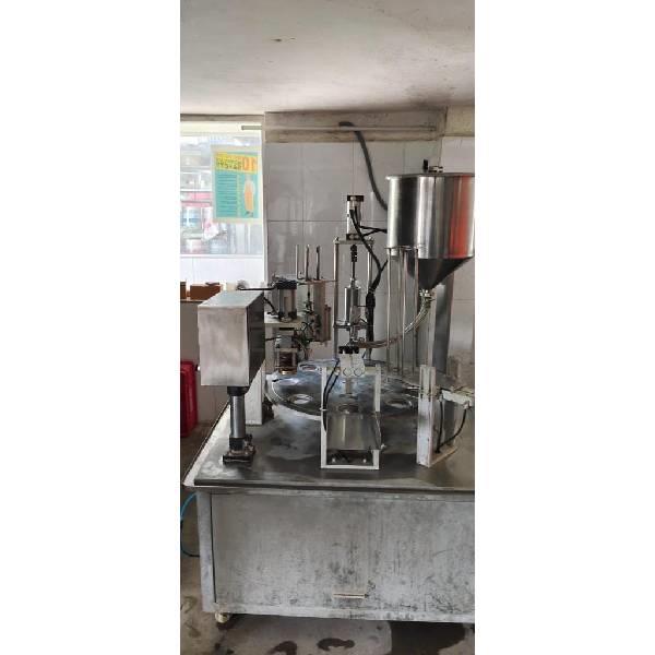 Dahi Cup Rotary Filling Machine
