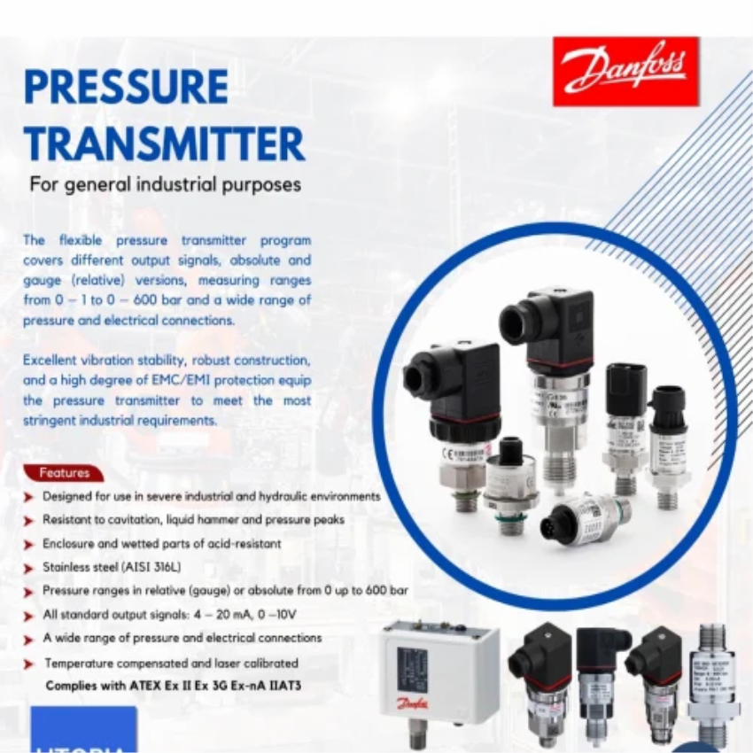 Danfoss Pressure Measurement Transmitter