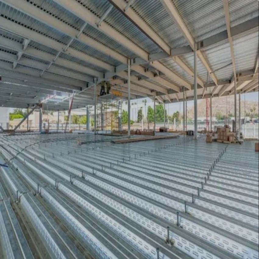 Deck Sheet Steel Installation