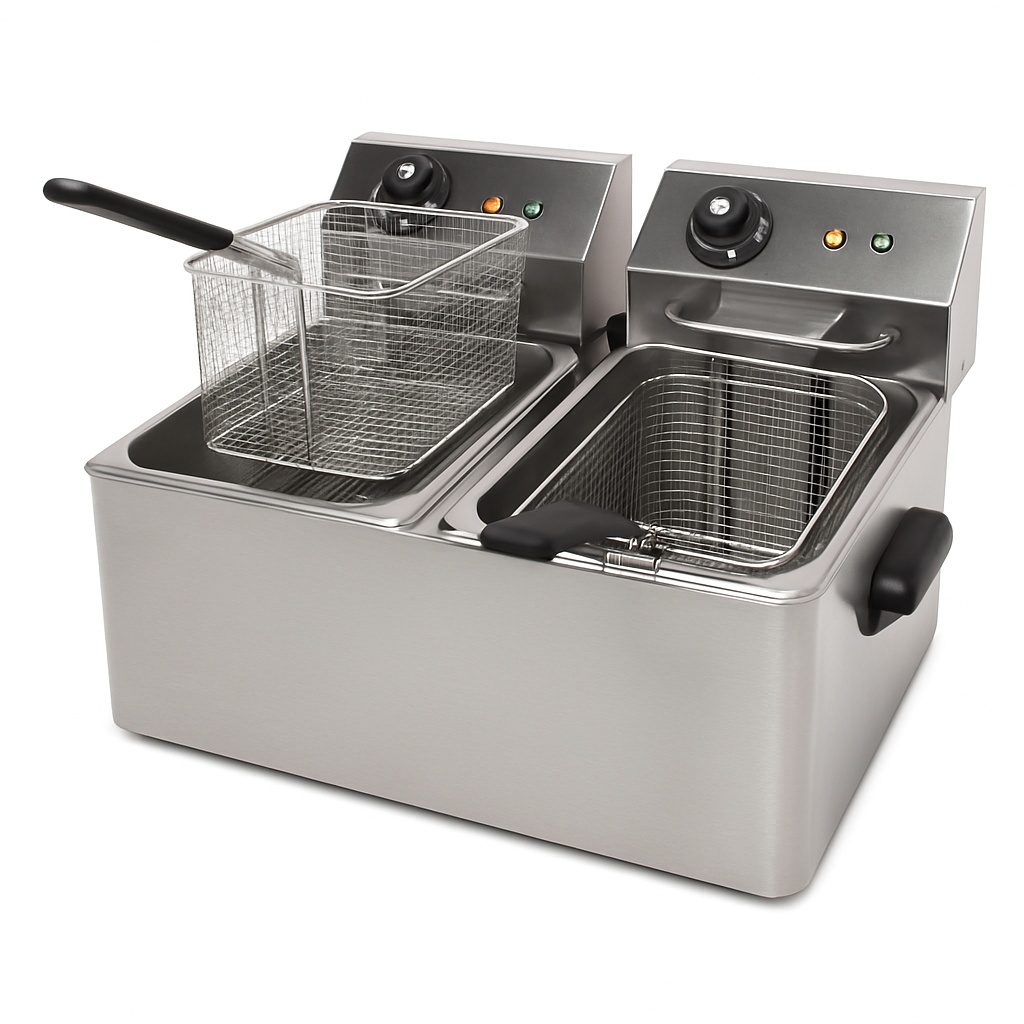 Dual Stainless Steel Deep Fat Fryer