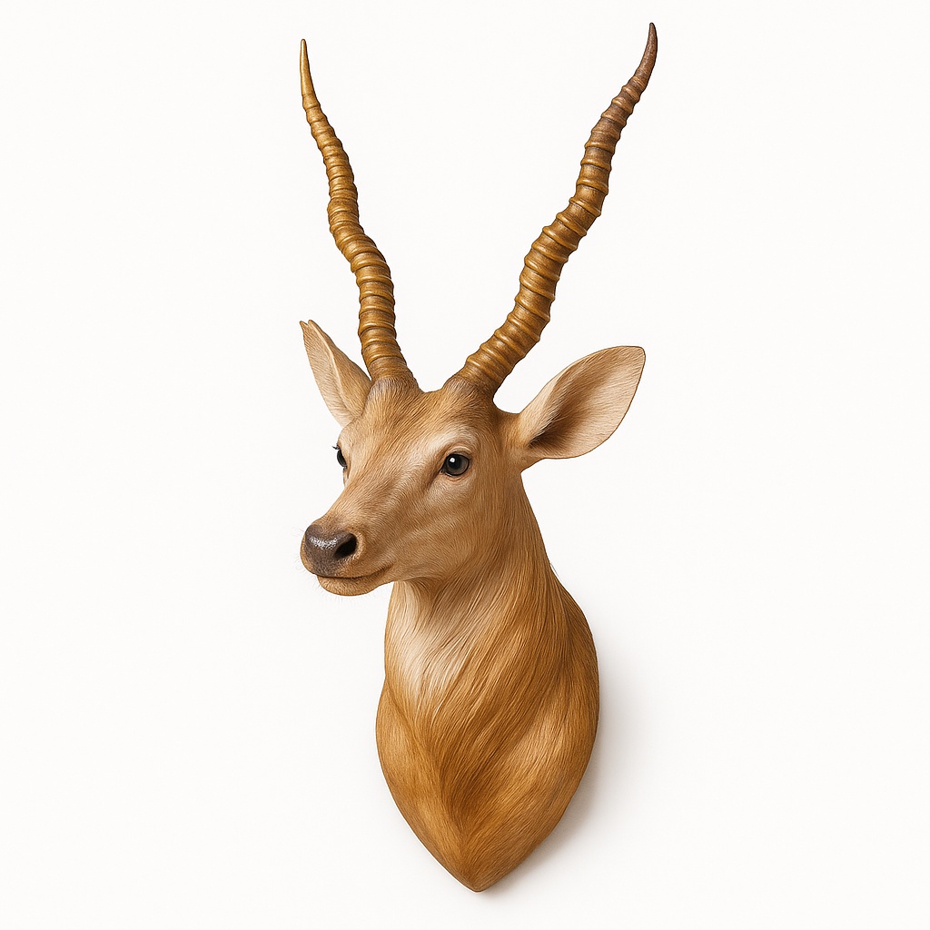 Fiberglass Deer Head Bust