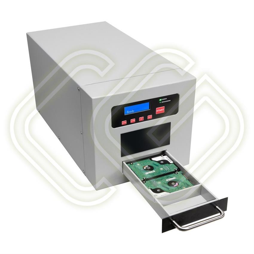 Semi-Automatic Hard Drive Eraser Degausser