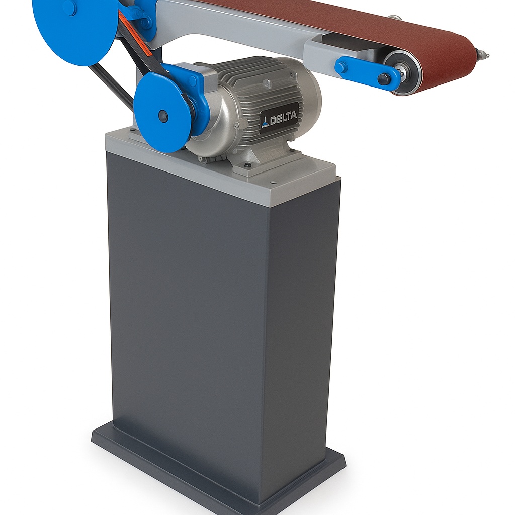 Delta Pedestal Belt Sander, 1 Year Warranty