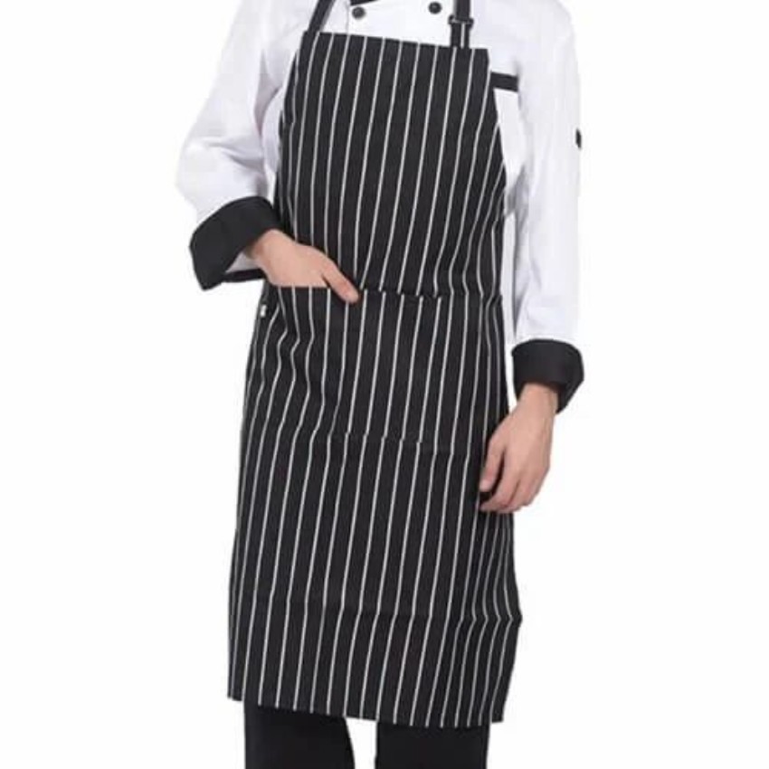 Checked Kitchen Apron, Medium Size