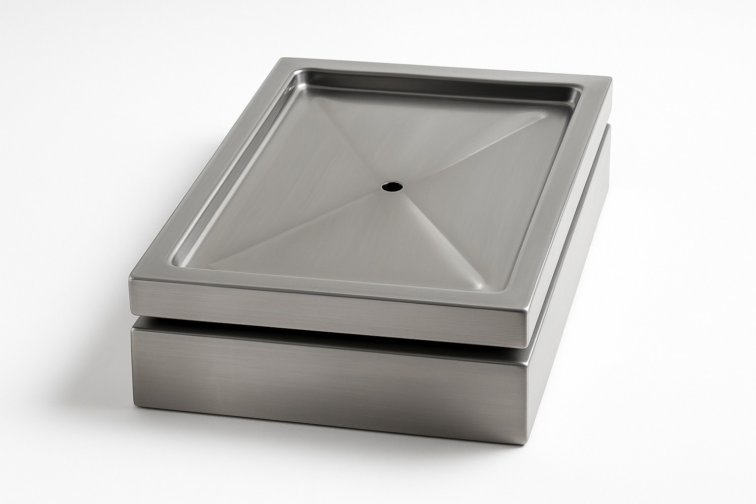 Dev Kitchens Rectangular Stainless Steel Water Tray