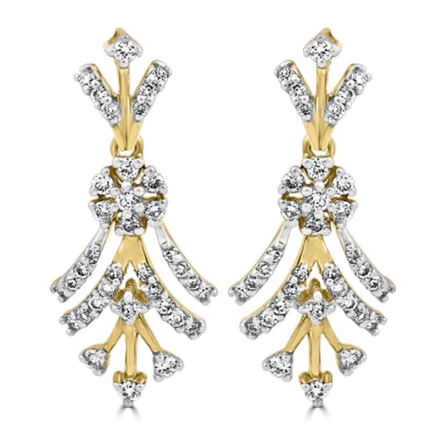 Diamond Drop Earrings