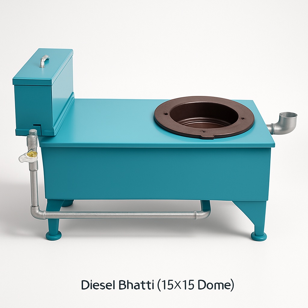 SS Diesel Firing Machine, 15" Dome