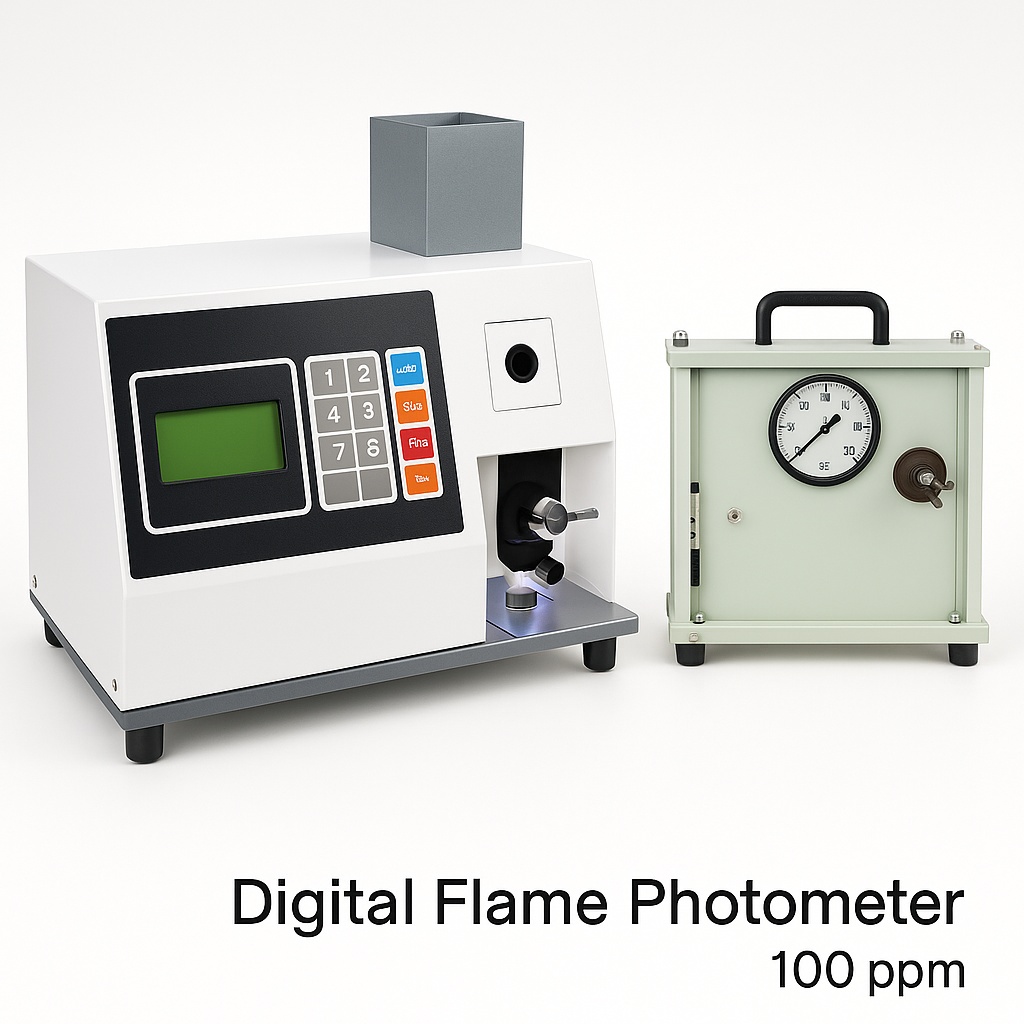 Flame Photometer Digital, 100 ppm