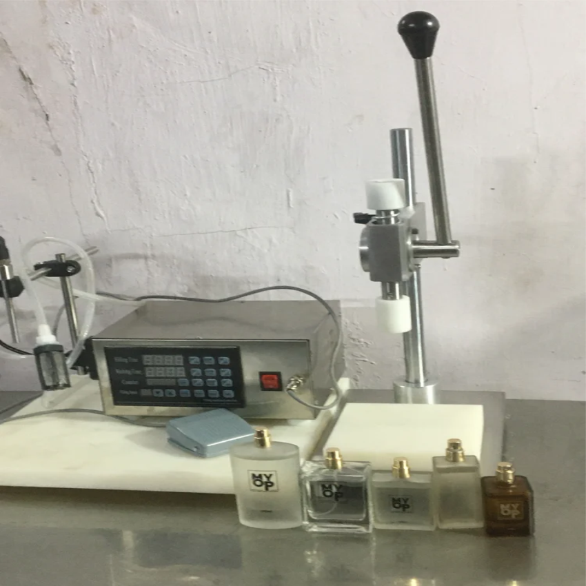Digital Liquid Filling Manual Perfume Crimping Machine