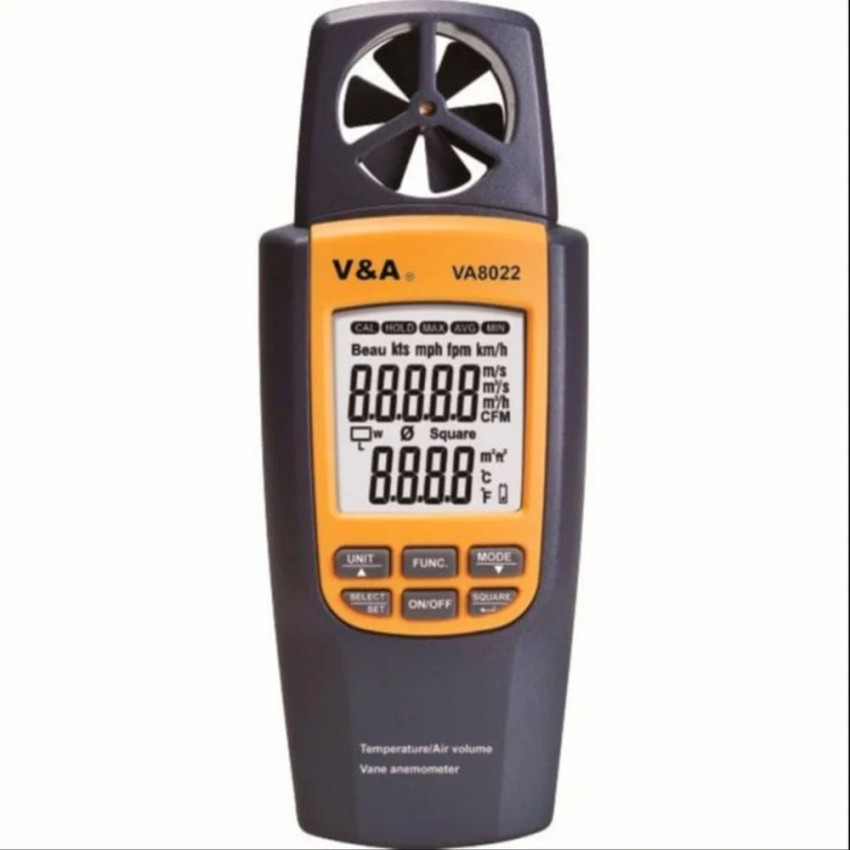 V&A 6030 Digital Temp & Vane Anemometer