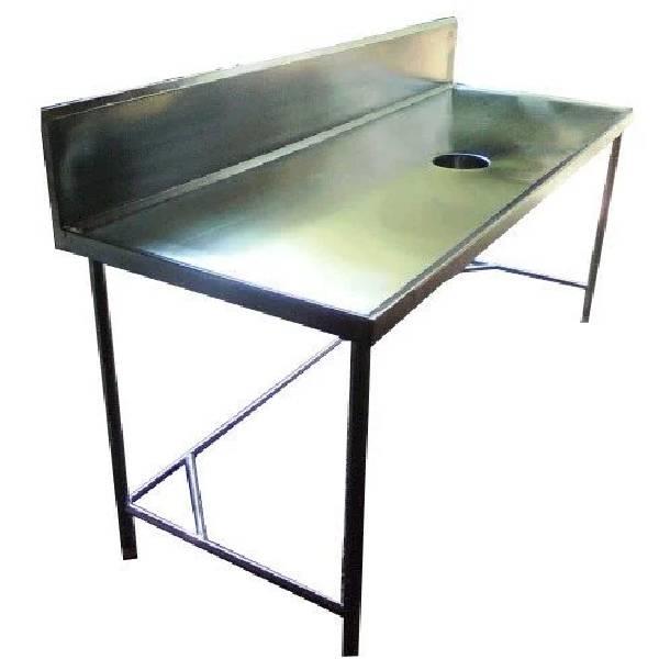 Dish Landing Table with Chute