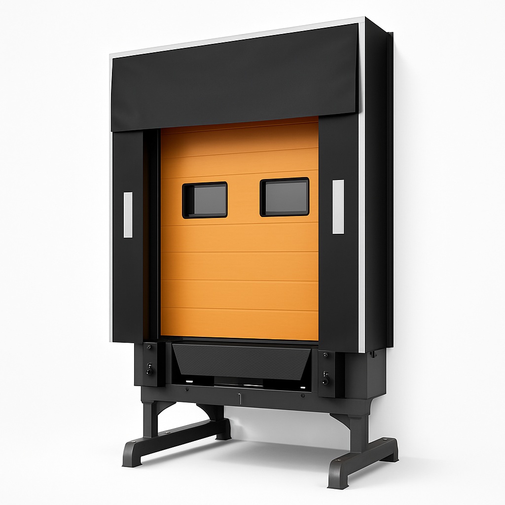 Dock Levelers with Integrated Shelter