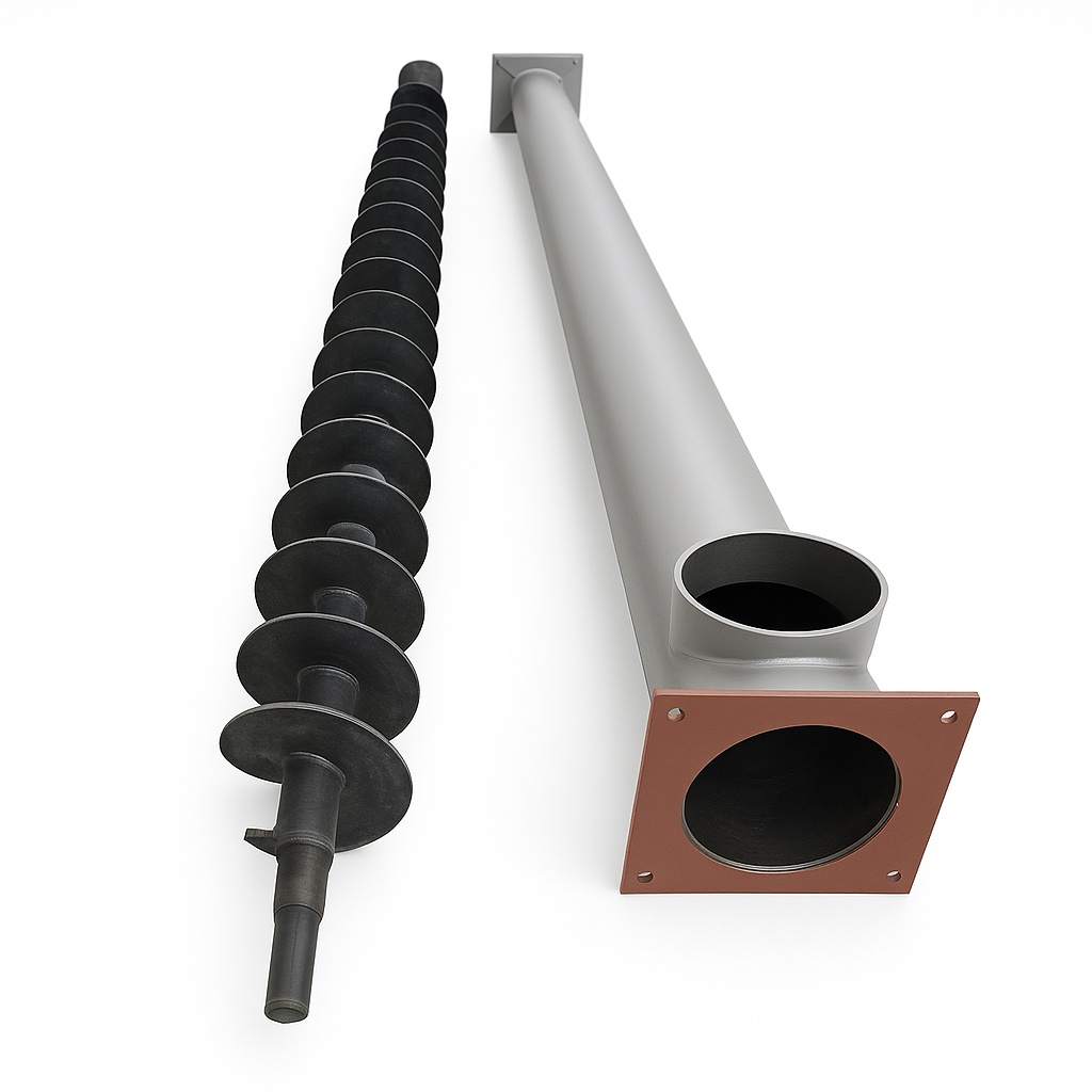 Carbon Steel Horizontal Screw Conveyor