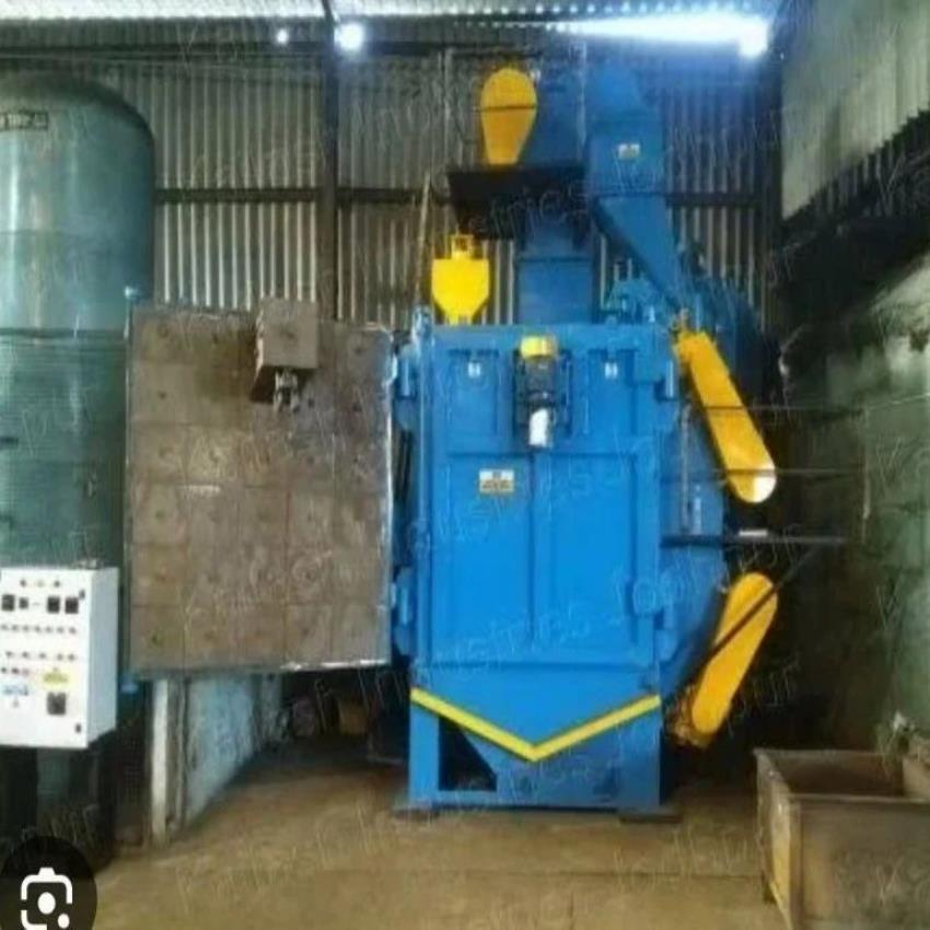 Double Door Hanger Wheel Blasting Machine