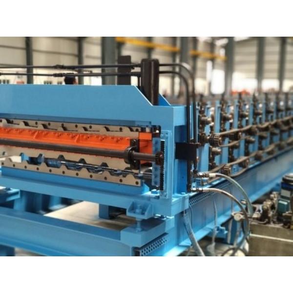 Double Layer Steel Roofing Sheet Forming Machine, 24 Stations