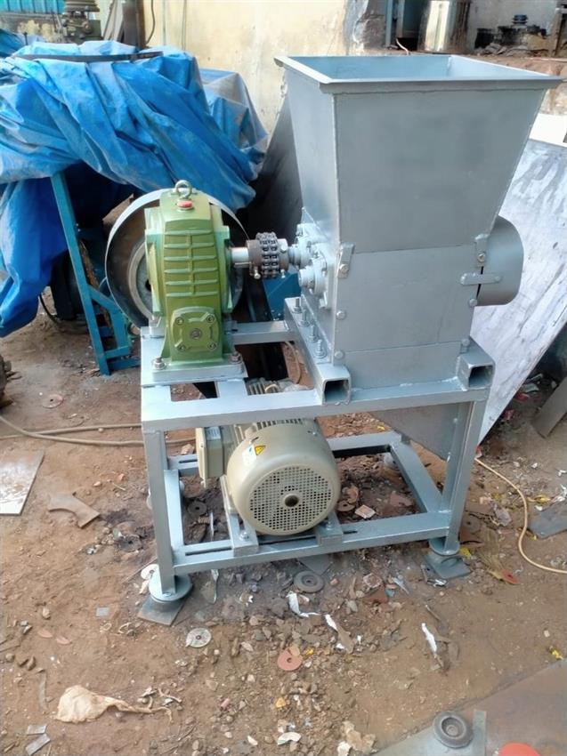 Mild Steel Metal Lumps Double Shaft Shredder