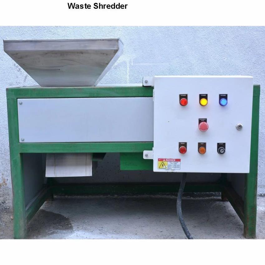 Double Shaft Organic Waste Shredder Equipment