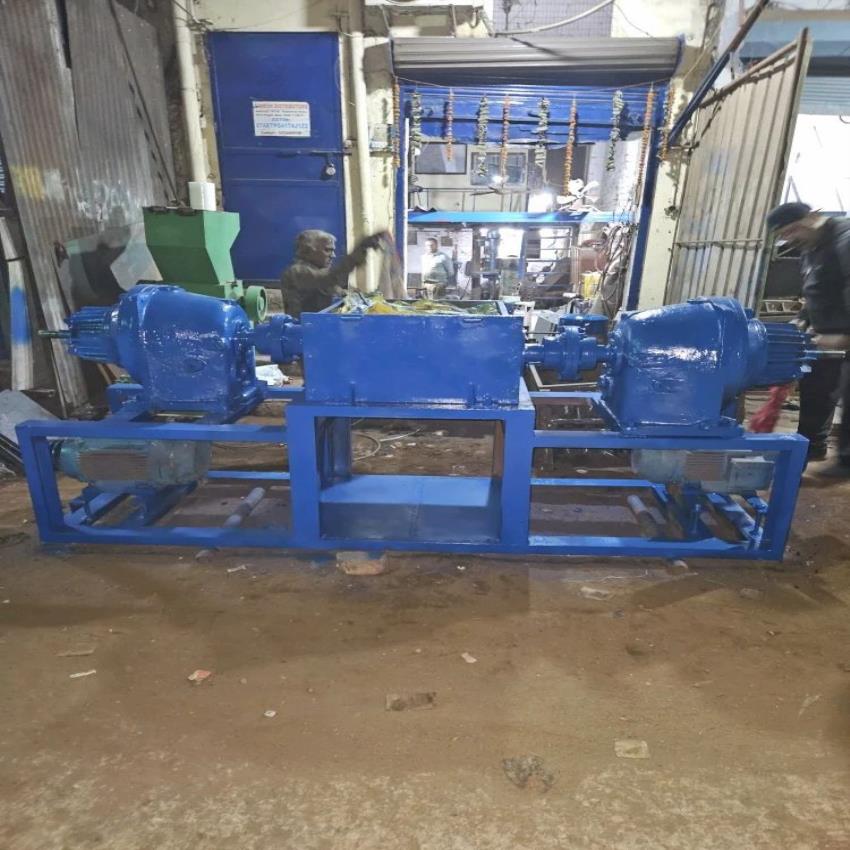 Automatic Plastic Double Shaft Shredder Machine