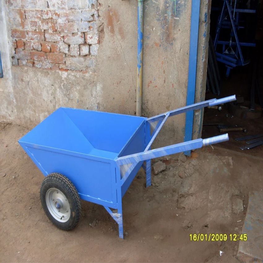 Industrial Double Wheel Barrow, 100kg Capacity