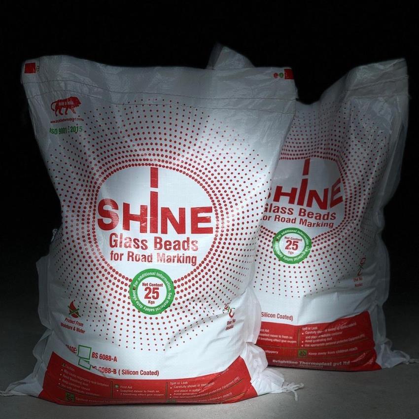 Drop-On Glass Microspheres