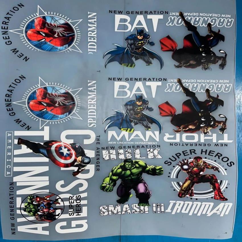 DTF Printed Sheets for Gifting