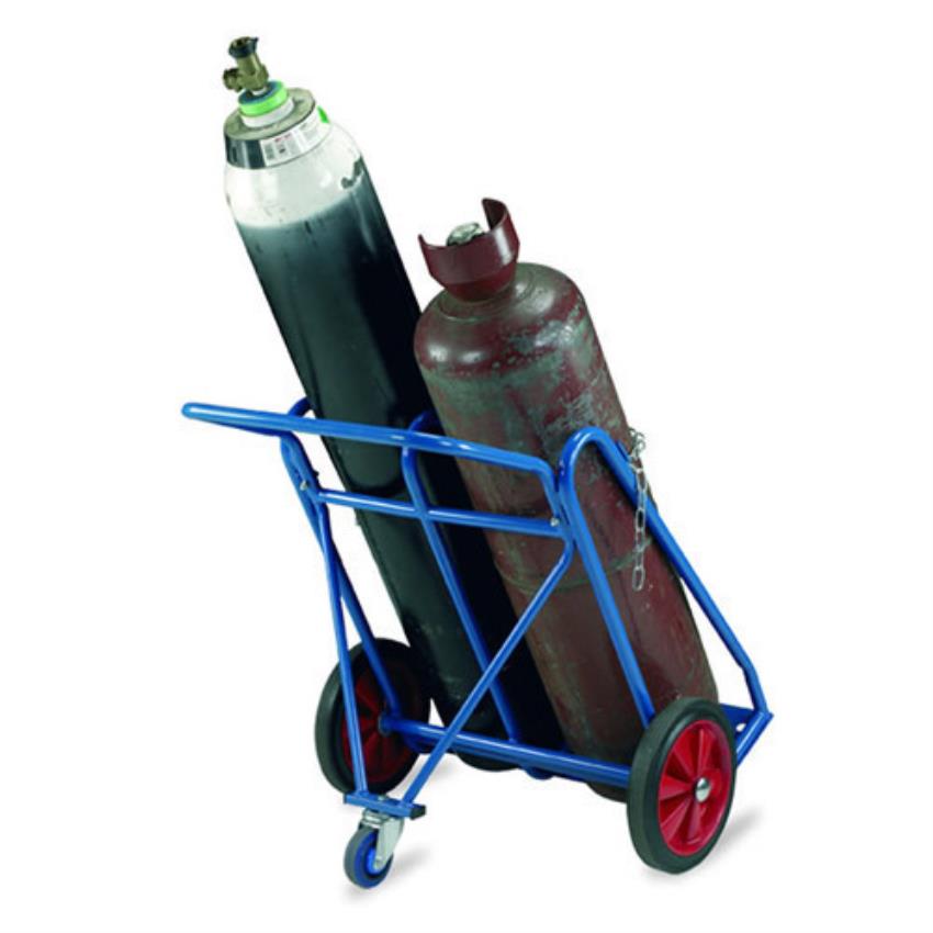 Dual Gas Cylinder Transport Cart